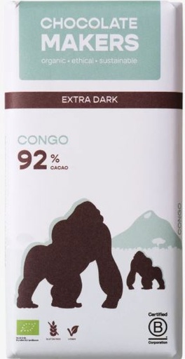 Chocolat 92% Congo Bio 85g Chocolate Makers