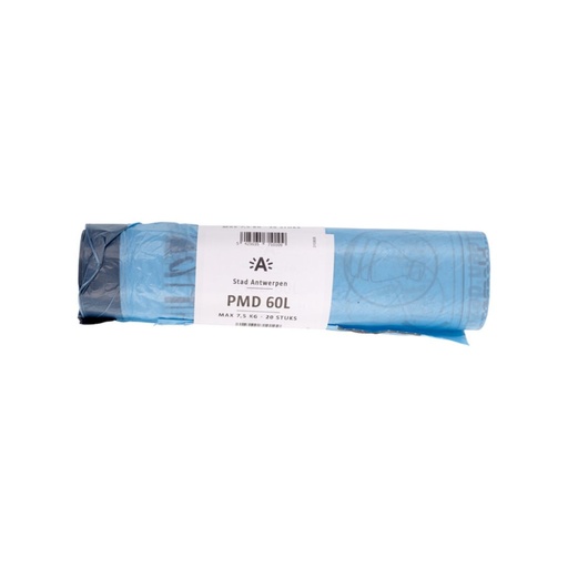 Sac Poubelle Bleu PMC 60L Ville de Liege 20pc