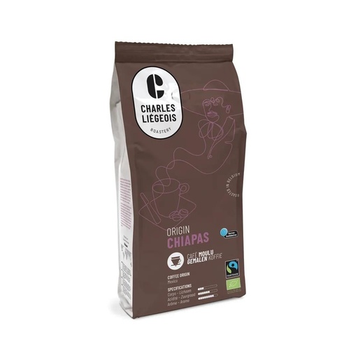 Cafe Chiapas Moulu 250gr Charles Liegeois