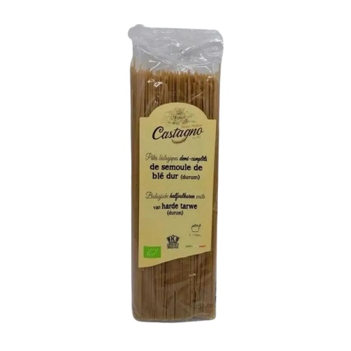 Spaghetti Blé Demi-Complet 500gr Castagno