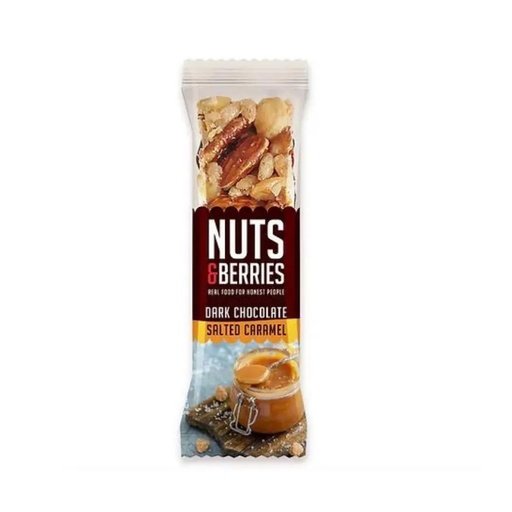 Energy Bar Chocolate Caramel 40gr Nuts Berries