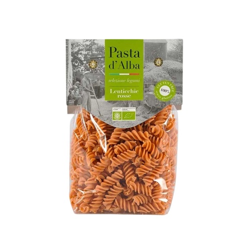 Fusilli Lentilles Corail 250g Pasta d'Alba